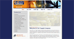 Desktop Screenshot of candcsupply.com